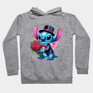 Valentines Day Stitch, Stitch Love Hoodie